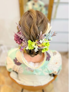 ウッドベル 東京駅八重洲店(W'dBELL)の写真/【着付けスペース有/ヘアセット専門店】早朝7時から予約可能♪東京/日本橋/銀座から徒歩で通える◎