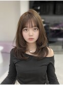 《Kaho》ヘーゼルベージュ×ざくざくレイヤー