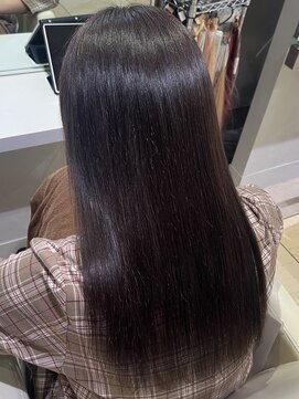 ユーフォリア 新宿店(Euphoria) ナチュラルグレージュ/Aujuaトリートメント/髪質改善カラー