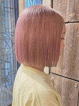 原宿系女子に大人気☆ビビットカラーで作るオシャレデザインヘア☆