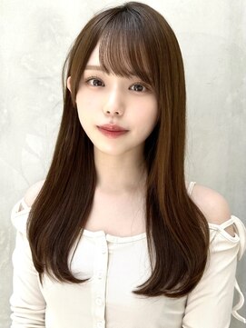 ミラリー トウキョウ(Mirareee Tokyo) 20代30代40代◎前髪パーマ韓国風巻きくすみベージュお団子ヘア