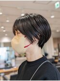 黒髪ハンサムショート！