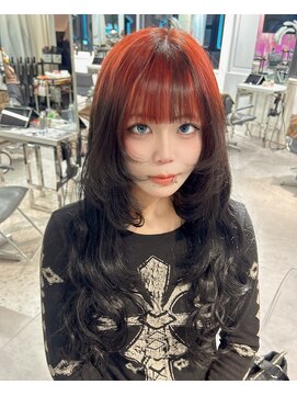 ユーフォリア 渋谷グランデ(Euphoria SHIBUYA GRANDE) グラデーションカラー　レイヤーカット　ハイレイヤー　エクステ