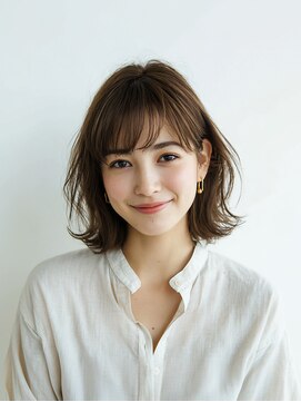 e.m.a プレミアムビューティーサロン 栄駅店(e.m.a PREMIUM BEAUTY SALON) レイヤーカット/イメチェン/外ハネボブ/美髪/ワイドバング/髪型