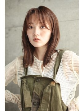 アンド(AND) 切りっぱなしロブ　髪質改善ストレート　代官山　中目黒　渋谷