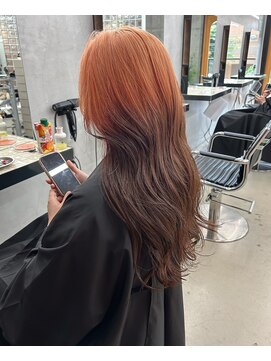 オムズポカ 栄矢場町店(OM's poka) ルーツカラー/デザインカラー/オレンジカラー