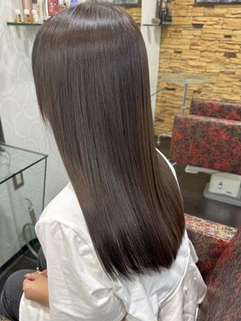 キャパジャストヘアー(CAPA just hair) 艶カラーココアグレージュくすみベージュ