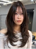 レイヤーカット韓国レイヤーカット韓国ヘア/岸本 理希
