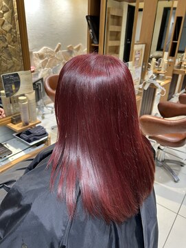 ヘアリゾートエーアイ 新宿西口店(hair resort Ai) ブリーチなしのやわらかピンクカラー