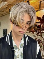 ネハス 名古屋栄店(nehus.)&nbsp;ブリーチハイライト髪質改善ダブルカラーレイヤーカット