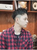 スパイキーショート【立川/理容室/床屋/顔剃り/シェービング】