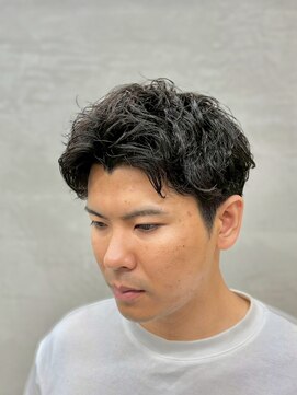 サームマン 人形町(SARM MAN) ラフアップバング×色気ウェーブショート