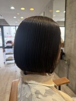 ヘアーアンドメイク ファット(Hair&Make PHAT)&nbsp;ミニボブ×切りっぱなしストレート