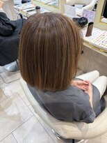 アッシュ 千歳烏山店(Ash)&nbsp;40代50代60代大人ショートボブ白髪ぼかし脱白髪染めハイライト