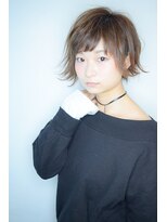 ラウンジ モリオ イケブクロ(Lounge MORIO Ikebukuro)&nbsp;【morio池袋】斜めバング 耳かけスウィングショート
