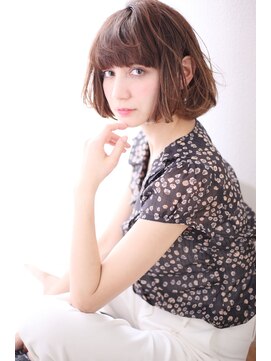 マリアバイアフロート(Maria by AFLOAT) Mariabyafloat30,40,50代◎タンバリモリ耳掛けグレージュボブ