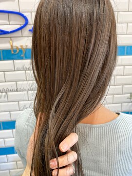 シー バイ ロンド 新宿(Sea by Lond) 【藤原三知代】ラベンダーグレージュ透明感ハイライトつやカラー