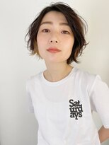 パール(PearL)&nbsp;《PearL》アクセサリーカラー×ショートボブ