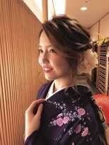 山野愛子美容室 ANAクラウンプラザホテル 金沢店 洋装アップ