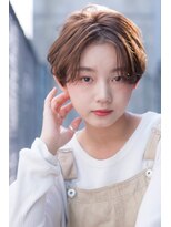 メーヴェ(Mowen) mowen 南堀江 ハンサムショート×ウォームブラウン×骨格矯正