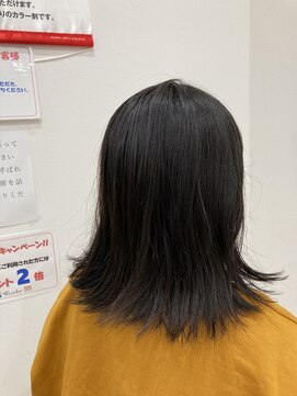 ビーズカラーイオン 酒田南店 おしゃれ染め全体マットブラウン4