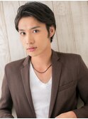 立上げバングな七三ツーブロックショートL