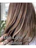 ハイライトグラデーション