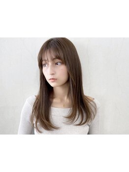 【縮毛矯正+TR\8500】リーズナブルにハイクオリティな縮毛矯正を体験♪柔らかみのあるストレートを実現！