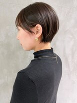 アイティーバイアルバム 下北沢店(IT by ALBUM)&nbsp;ブラウンショート_アースカラーくびれヘアツートン_ba370011