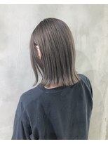 アンセム(anthe M) ツヤ髪ミルクティーグレージュ髪質改善韓国トリートメントボブ