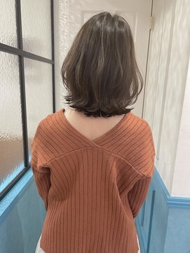 ロンドネートゥル 新潟(Lond naitre) 【高橋】くせっ毛さんに♪ボブレイヤーカット　ペールベージュ