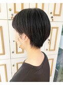耳掛け丸みショート♪