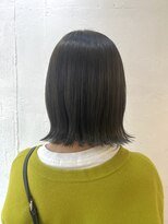 センスヘア(SENSE Hair)&nbsp;オリーブグレージュカラーの切りっぱなしボブ☆