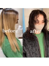 ブリーチ履歴にパーマとカラーが可能♪