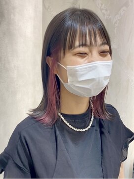 ラ ブレス 梅田茶屋町(LaBless) ピンクラベンダー/インナーカラー/LaBless/mahiro