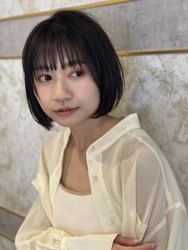 ロンド ストラーダ 心斎橋(Lond strada) マチルダボブ×インナーグレージュ【髪質改善/縮毛矯正】