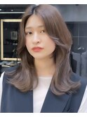 韓国レイヤー/韓国風/ボブ/髪質改善/黒髪/ブリーチなし〔池袋〕