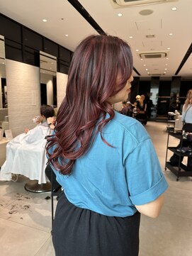 ステア ケース(stair case) レット系　ハイライト　アリエルカラー　20代30代