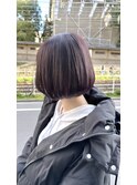 切りっぱなしボブブリーチカラー大塚美髪髪質改善インナーボブ