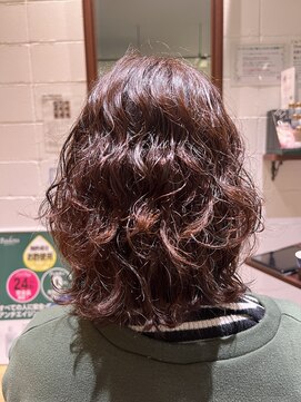 チアー ヘアリラクゼーション(cheer HAIRRELAXATION) ミディアム外ハネパーマ
