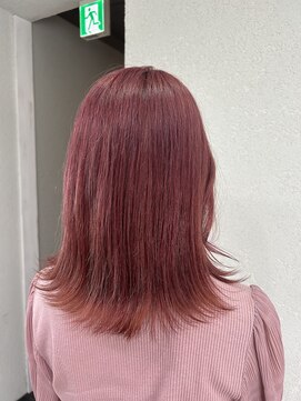 プライズ 成増店(prize) ピンクカラーシアーカラーセミディ成増地下鉄成増大山