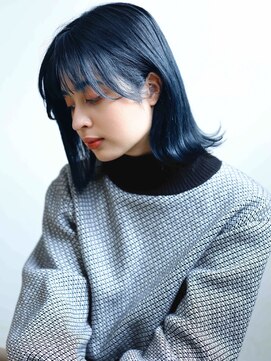 マム(mamu) 外はねボブ/ブルージュ