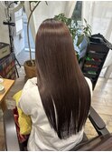 オリーブグレージュチョコレートブラウン髪質改善トリートメント