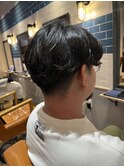 毛流れマッシュ