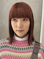 ピークアブー 表参道(PEEK-A-BOO)&nbsp;ワイドバング　ロブ　ロングボブ　ストレートヘア