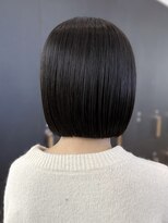 ロンドシエル 横浜(Lond ciel)&nbsp;メルティカラー似合わせカットウェーブミディアム縮毛矯正ボブ