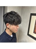 パーマ風スタイル