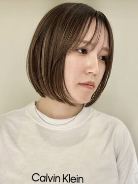 ジルブラン(JIL BLAN) ハイライトバレイヤージュダブルカラーショートカット30代40代