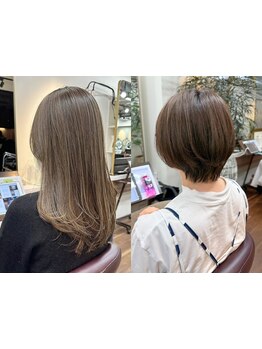 今大人気の【脱白髪染めハイライト】導入◎白髪染めではなく白髪ぼかし(ハイライト)という新しい選択を♪