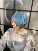 シーバイスリー 綱島(C×3)&nbsp;綾波レイ風 カット&ペールブルー